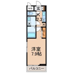 和田町駅 徒歩6分 2階の物件間取画像